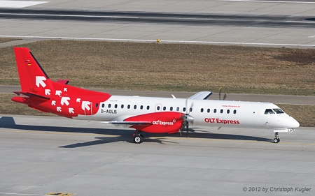 SAAB 2000 | D-AOLB | OLT Express | Z&UUML;RICH (LSZH/ZRH) 10.03.2012