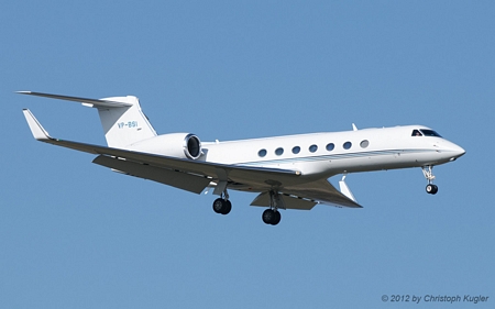 Gulfstream G550 | VP-BSI | private | Z&UUML;RICH (LSZH/ZRH) 10.03.2012