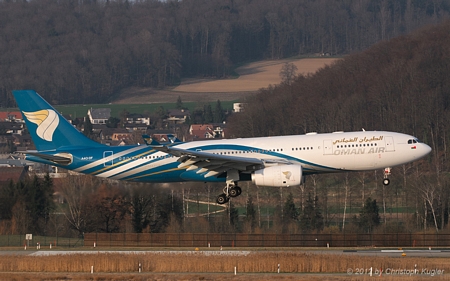 Airbus A330-243 | A4O-DF | Oman Air | Z&UUML;RICH (LSZH/ZRH) 23.03.2012