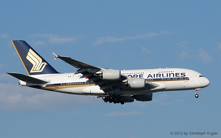 Airbus A380-841 | 9V-SKM | Singapore Airlines | Z&UUML;RICH (LSZH/ZRH) 28.05.2012