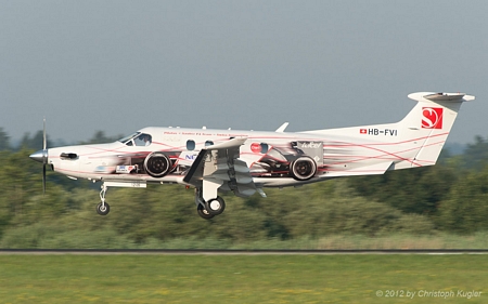 Pilatus PC-12/47E | HB-FVI | private | Z&UUML;RICH (LSZH/ZRH) 26.07.2012