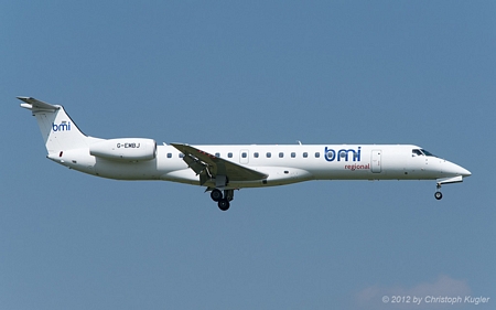 Embraer ERJ-145EU | G-EMBJ | bmi Regional | Z&UUML;RICH (LSZH/ZRH) 11.08.2012