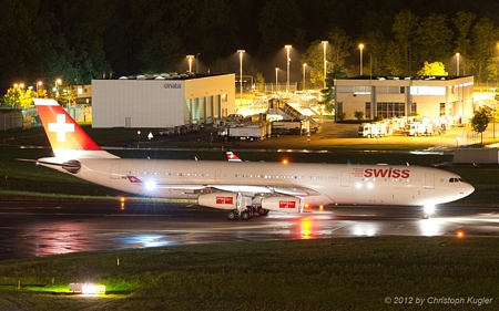 Airbus A340-313X | HB-JME | Swiss International Air Lines | Z&UUML;RICH (LSZH/ZRH) 25.08.2012