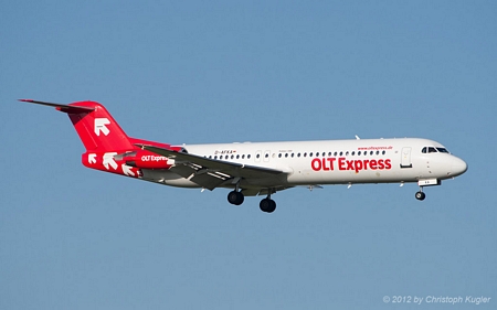 Fokker 100 | D-AFKA | OLT Express | Z&UUML;RICH (LSZH/ZRH) 20.10.2012