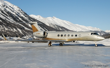 Gulfstream G450 | 4K-MEK8 | SW Business Aviation | SAMEDAN (LSZS/SMV) 15.01.2012