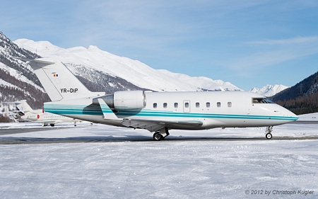 Bombardier Challenger CL.604 | YR-DIP | untitled (Eurojet Romania) | SAMEDAN (LSZS/SMV) 29.12.2012