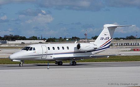 Cessna 650 Citation VII | XB-JCM | untitled | FORT LAUDERDALE-HOLLYWOOD (KFLL/FLL) 05.12.2013