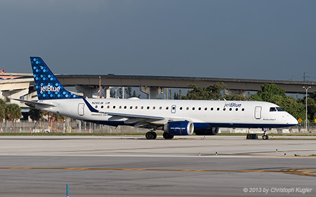 Embraer ERJ-190AR | N292JB | JetBlue Airways | FORT LAUDERDALE-HOLLYWOOD (KFLL/FLL) 07.12.2013