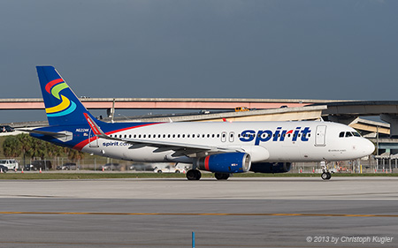 Airbus A320-232 | N622NK | Spirit Airlines | FORT LAUDERDALE-HOLLYWOOD (KFLL/FLL) 07.12.2013