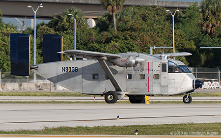 Short Skyvan 3M | N80GB | GB Airlink | FORT LAUDERDALE-HOLLYWOOD (KFLL/FLL) 07.12.2013