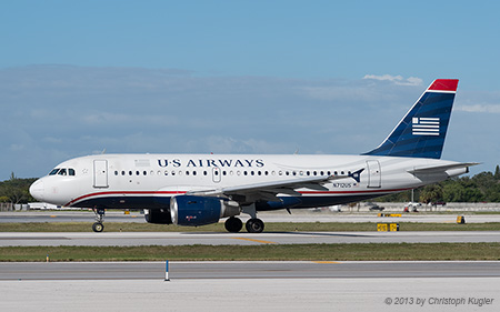 Airbus A319-112 | N712US | US Airways | FORT LAUDERDALE-HOLLYWOOD (KFLL/FLL) 07.12.2013