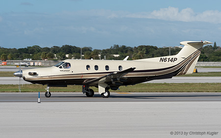 Pilatus PC-12/47E | N614P | untitled | FORT LAUDERDALE-HOLLYWOOD (KFLL/FLL) 07.12.2013