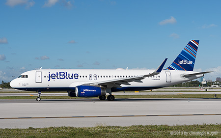 Airbus A320-232 | N805JB | JetBlue Airways | FORT LAUDERDALE-HOLLYWOOD (KFLL/FLL) 07.12.2013