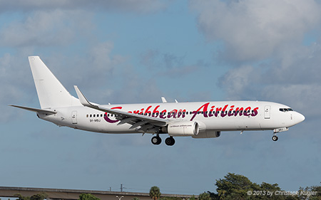 Boeing 737-85P | 9Y-MBJ | Caribbean Airlines | FORT LAUDERDALE-HOLLYWOOD (KFLL/FLL) 08.12.2013