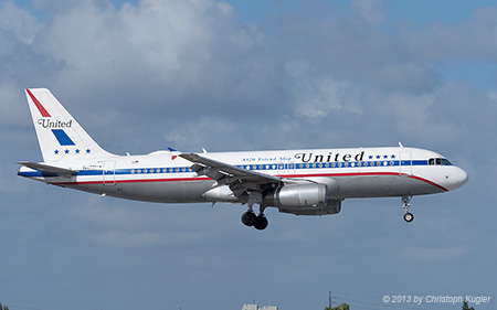 Airbus A320-232 | N475UA | United Airlines  |  Retro c/s | FORT LAUDERDALE-HOLLYWOOD (KFLL/FLL) 08.12.2013