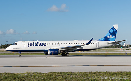 Embraer ERJ-190AR | N267JB | JetBlue Airways | FORT LAUDERDALE-HOLLYWOOD (KFLL/FLL) 08.12.2013