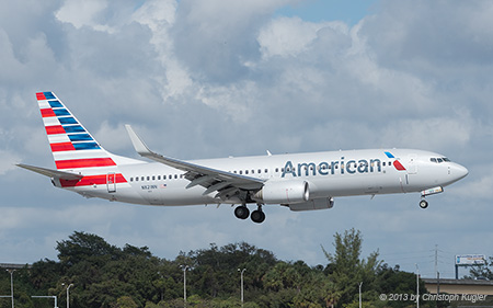 Boeing 737-823 | N821NN | American Airlines | FORT LAUDERDALE-HOLLYWOOD (KFLL/FLL) 11.12.2013