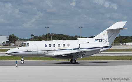 Raytheon Hawker 800XP | N752CS | untitled | FORT LAUDERDALE-HOLLYWOOD (KFLL/FLL) 11.12.2013