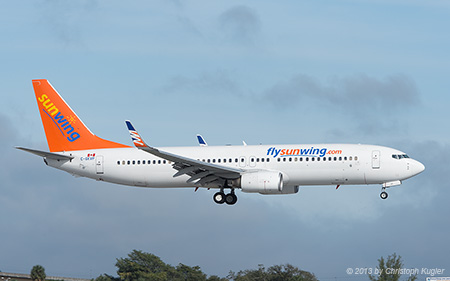 Boeing 737-8K5 | C-GKVP | Sunwing Airlines | FORT LAUDERDALE-HOLLYWOOD (KFLL/FLL) 12.12.2013