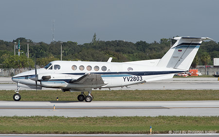 Beech Super King Air 200 | YV2803 | untitled | FORT LAUDERDALE-HOLLYWOOD (KFLL/FLL) 12.12.2013