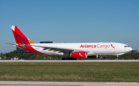 Airbus A330-243F | N332QT | Avianca Cargo | MIAMI INTL (KMIA/MIA) 03.12.2013