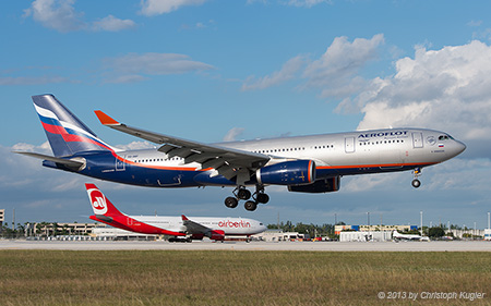 Airbus A330-243 | VQ-BBF | Aeroflot | MIAMI INTL (KMIA/MIA) 03.12.2013