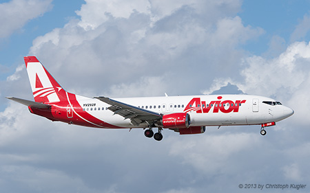 Boeing 737-401 | YV2928 | Avior Airlines | MIAMI INTL (KMIA/MIA) 10.12.2013