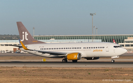 Boeing 737-3Y0 | OY-JTD | JetTime | PALMA DE MALLORCA (LEPA/PMI) 06.07.2013