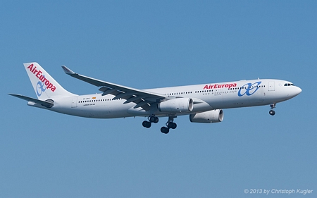 Airbus A330-343E | EC-LXR | Air Europa | PALMA DE MALLORCA (LEPA/PMI) 08.07.2013