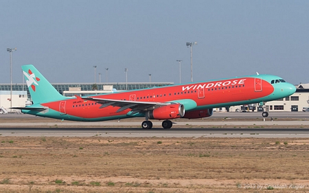 Airbus A321-231 | UR-WRJ | Windrose Aviation | PALMA DE MALLORCA (LEPA/PMI) 09.07.2013