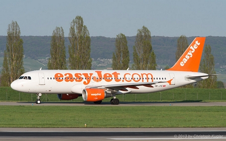 Airbus A320-214 | HB-JYE | EasyJet Switzerland | BASLE (LFSB/BSL) 25.04.2013