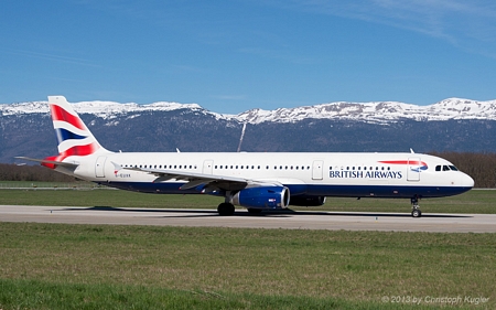 Airbus A321-231 | G-EUXK | British Airways | GENEVA (LSGG/GVA) 14.04.2013