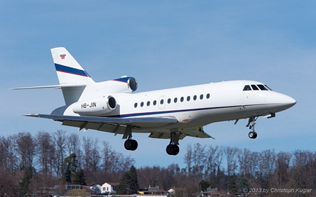 Dassault Falcon 900EX | HB-JIN | untitled (Jet Aviation BizJets) | BERN - BELPMOOS (LSZB/BRN) 14.04.2013