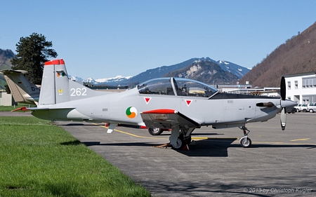 Pilatus PC-9 | 262 | Irish Air Corps | BUOCHS (LSZC/BXO) 15.04.2013