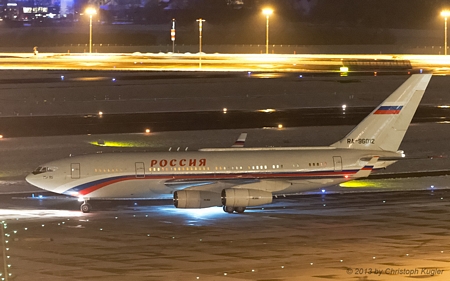 Ilyushin IL-96-300 | RA-96012 | Rossiya Russian Airlines (Russia State Transport Company) | Z&UUML;RICH (LSZH/ZRH) 22.01.2013