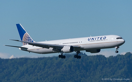 Boeing 767-424ER | N59053 | United Airlines | Z&UUML;RICH (LSZH/ZRH) 18.05.2013