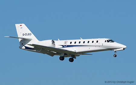 Cessna 680 Citation Sovereign | D-CLEO | private | Z&UUML;RICH (LSZH/ZRH) 19.10.2013