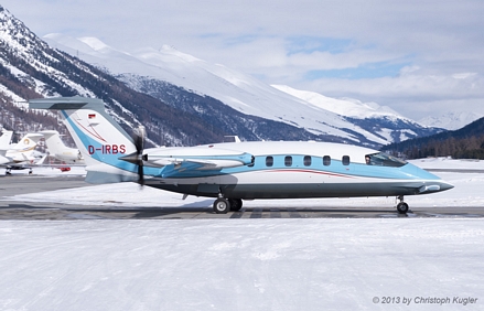 Piaggio P.180 Avanti | D-IRBS | private | SAMEDAN (LSZS/SMV) 16.02.2013