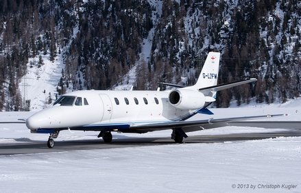 Cessna 560XL Citation Excel | G-LDFM | untitled (Granard) | SAMEDAN (LSZS/SMV) 16.02.2013