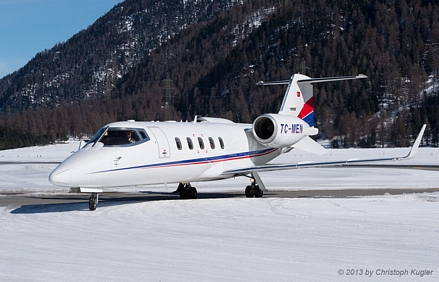 Learjet 60 | TC-MEN | untitled | SAMEDAN (LSZS/SMV) 02.03.2013