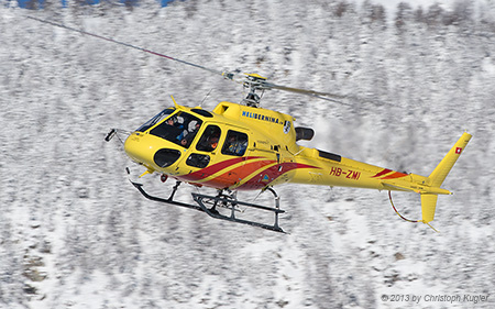 Aerospatiale AS350 B3e Ecureuil | HB-ZMI | Helibernina | SAMEDAN (LSZS/SMV) 27.12.2013
