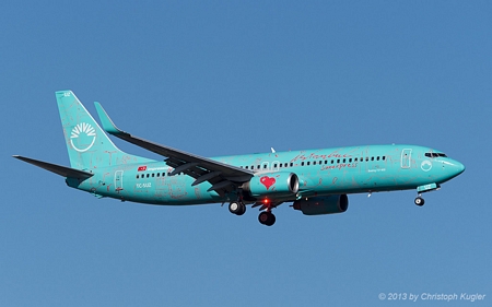 Boeing 737-8HX | TC-SUZ | SunExpress  |  Impressions of Istanbul c/s | ANTALYA (LTAI/AYT) 11.09.2013