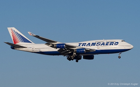 Boeing 747-444 | VP-BKJ | Transaero Airlines | ANTALYA (LTAI/AYT) 13.09.2013