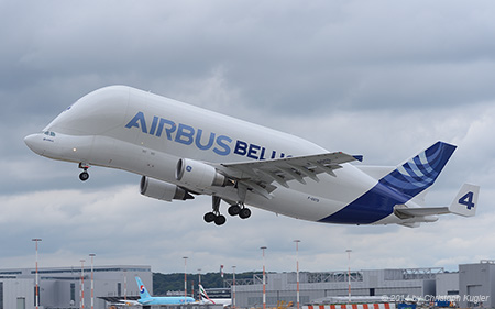 Airbus A300B4-608ST | F-GSTD | Airbus Transport International | HAMBURG FINKENWERDER (EDHI/XFW) 24.06.2014