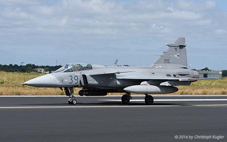 JAS-39C Gripen | 39 | Hungarian Air Force | SCHLESWIG-JAGEL (ETNS/---) 23.06.2014