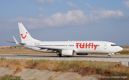 Boeing 737-8K5 | D-AHFR | TUIfly | RHODOS - DIAGORAS (LGRP/RHO) 11.09.2014