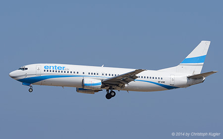 Boeing 737-4Q8 | SP-ENE | Enter Air | RHODOS - DIAGORAS (LGRP/RHO) 11.09.2014