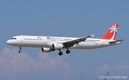 Airbus A321-211 | F-GYAR | Air Mediterranee | RHODOS - DIAGORAS (LGRP/RHO) 11.09.2014