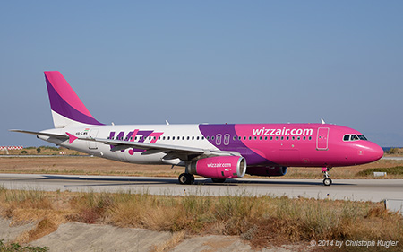 Airbus A320-232 | HA-LWN | Wizzair | RHODOS - DIAGORAS (LGRP/RHO) 12.09.2014