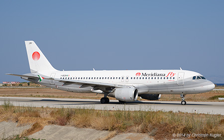 Airbus A320-214 | I-EEZH | Meridiana Fly | RHODOS - DIAGORAS (LGRP/RHO) 13.09.2014